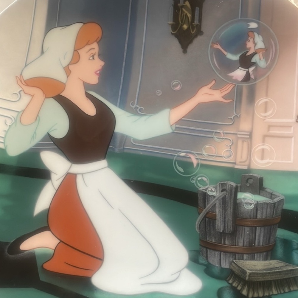 Cinderella Ceramic Art Plate